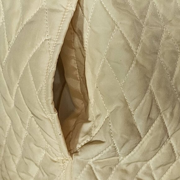 Croft & Barrow Lemon Yellow Poly Fully Lined Quilted Snap Front Vest Size XL - Picture 10 of 16